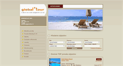 Desktop Screenshot of globaltour.sk